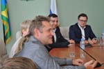 Олег Бурдиков на пресс-конференции с Андреем Гайдуляном и Саркисом Шакаряном